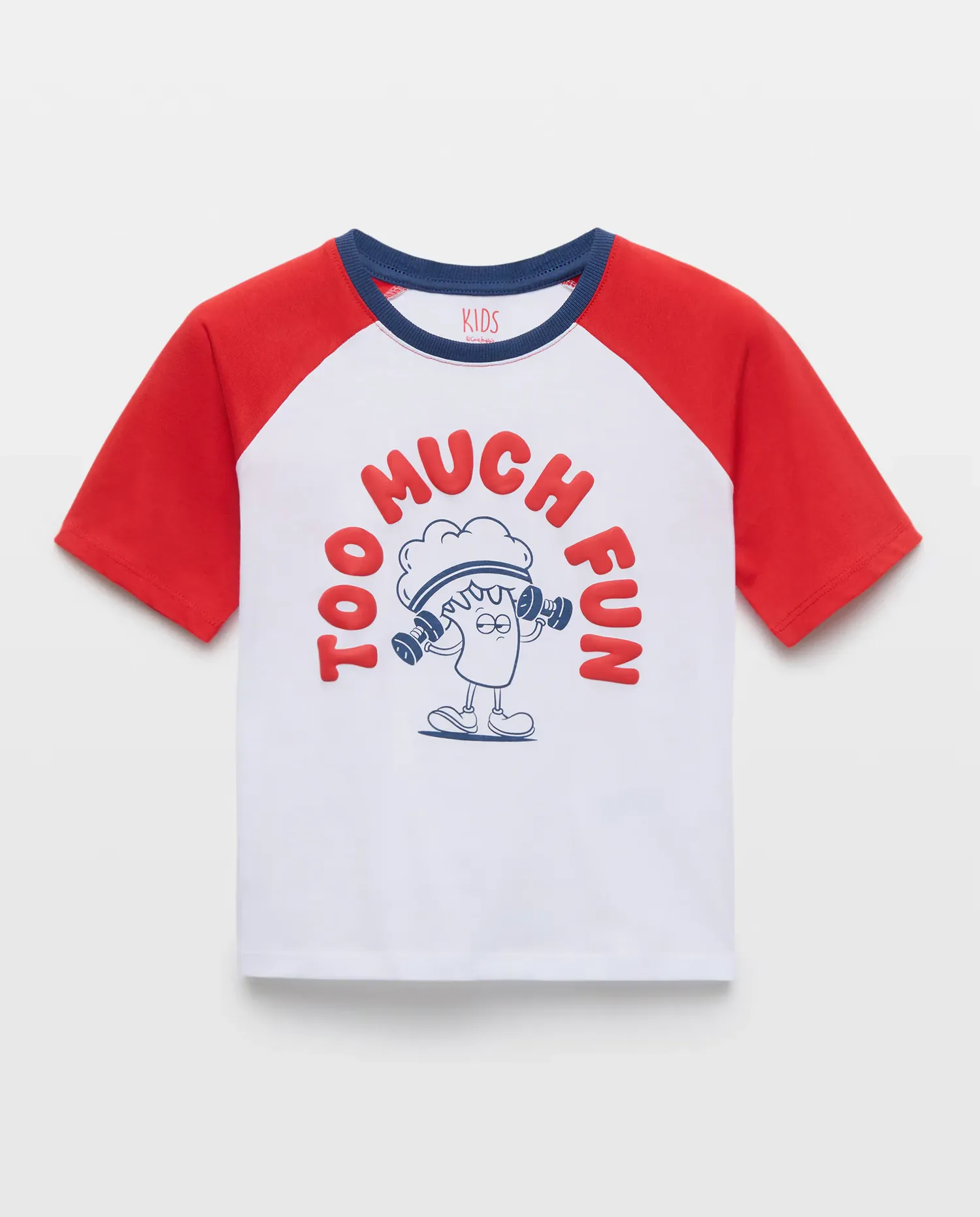Спортивная детская футболка с коротким рукавом реглан Kids El Corte Inglés, красный — фото 4