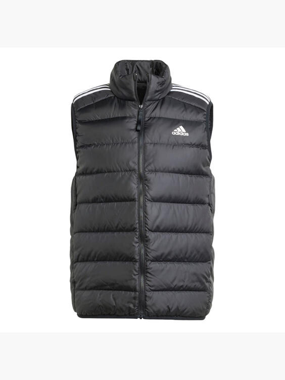 

Легкий пуховый жилет с 3 полосками Essentials Adidas, черный