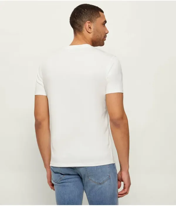 Футболка slim fit Emporio Armani, белый — фото 3