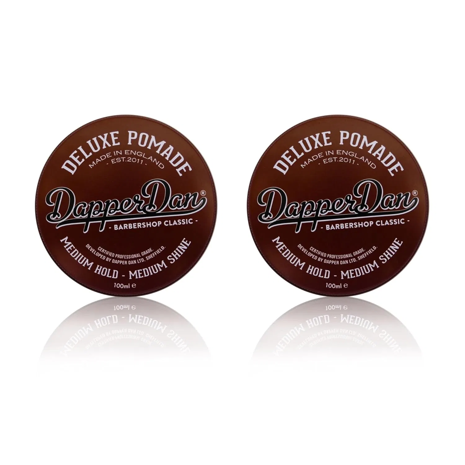 Мужская помада для волос Dapper Dan Deluxe Pomade, 2 штуки по 100 мл Dapper Dan