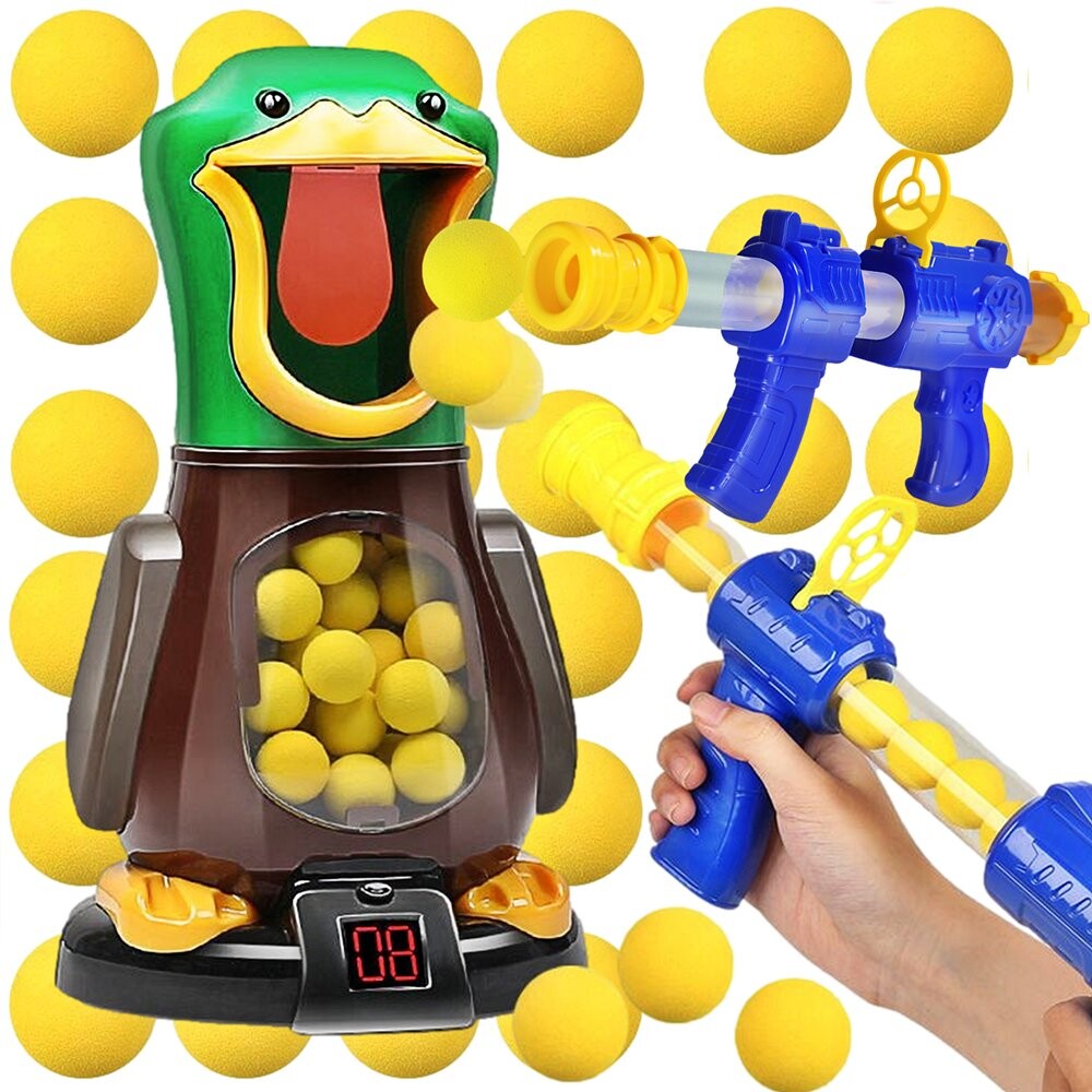 

Аркадная игра Hungry Duck Стрельба по мишеням 2 пистолета + 24 мяча Doris