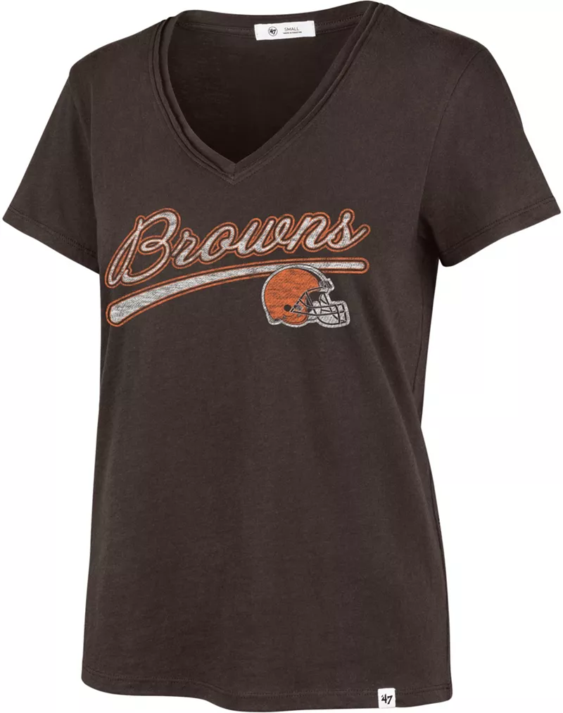 

Женская футболка Cleveland Browns Believer Franklin Espresso '47