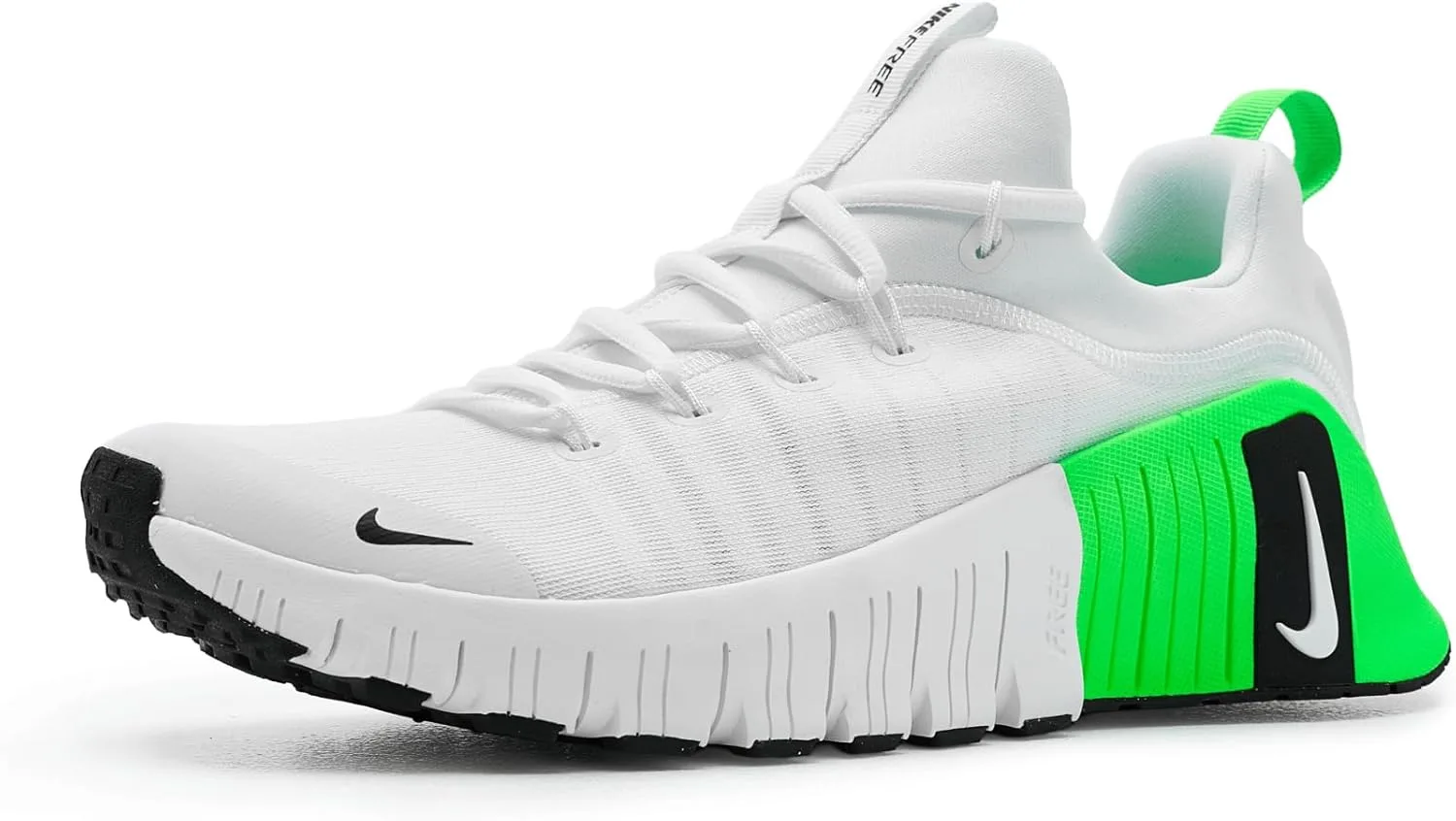 Кроссовки для тренировок Nike Free Metcon, мужские, размер 6, модель FJ7127, белый/черный/зеленый
