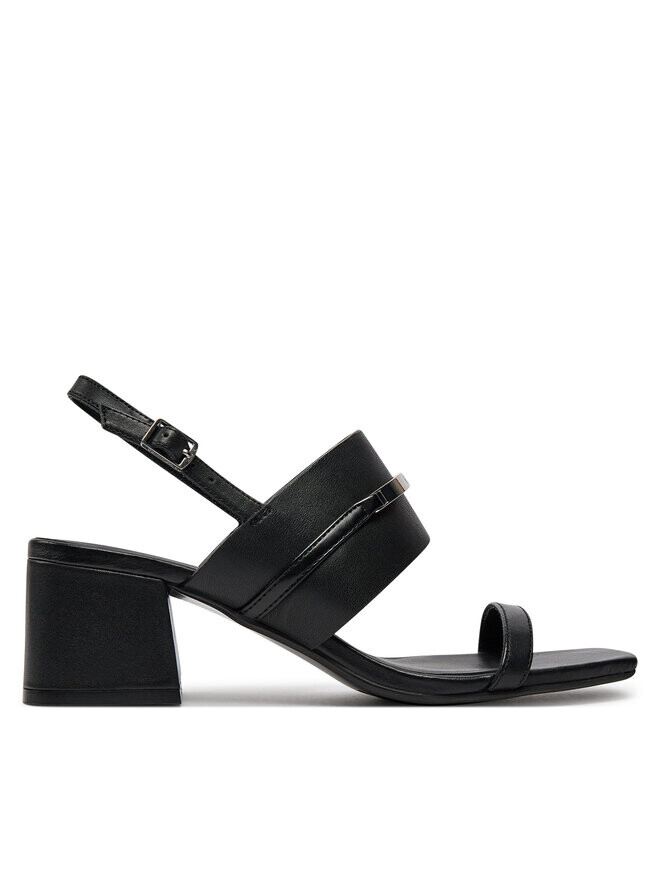 

Сандалии Calvin Klein Heel Sandal 45 Met Bar Lth HW0HW02056, черный