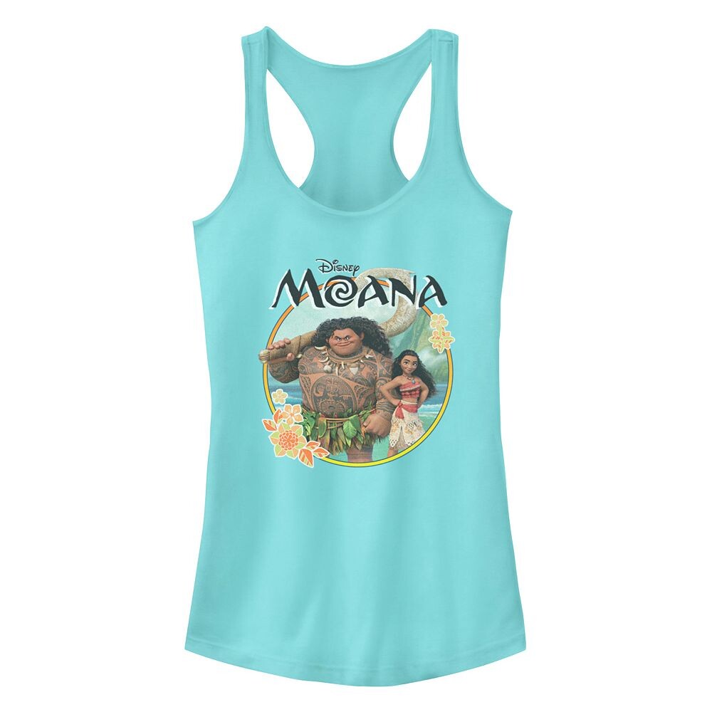 

Детская майка Disney's Moana Circle с изображением борцовской спины и портретом Licensed Character, цвет Cancun