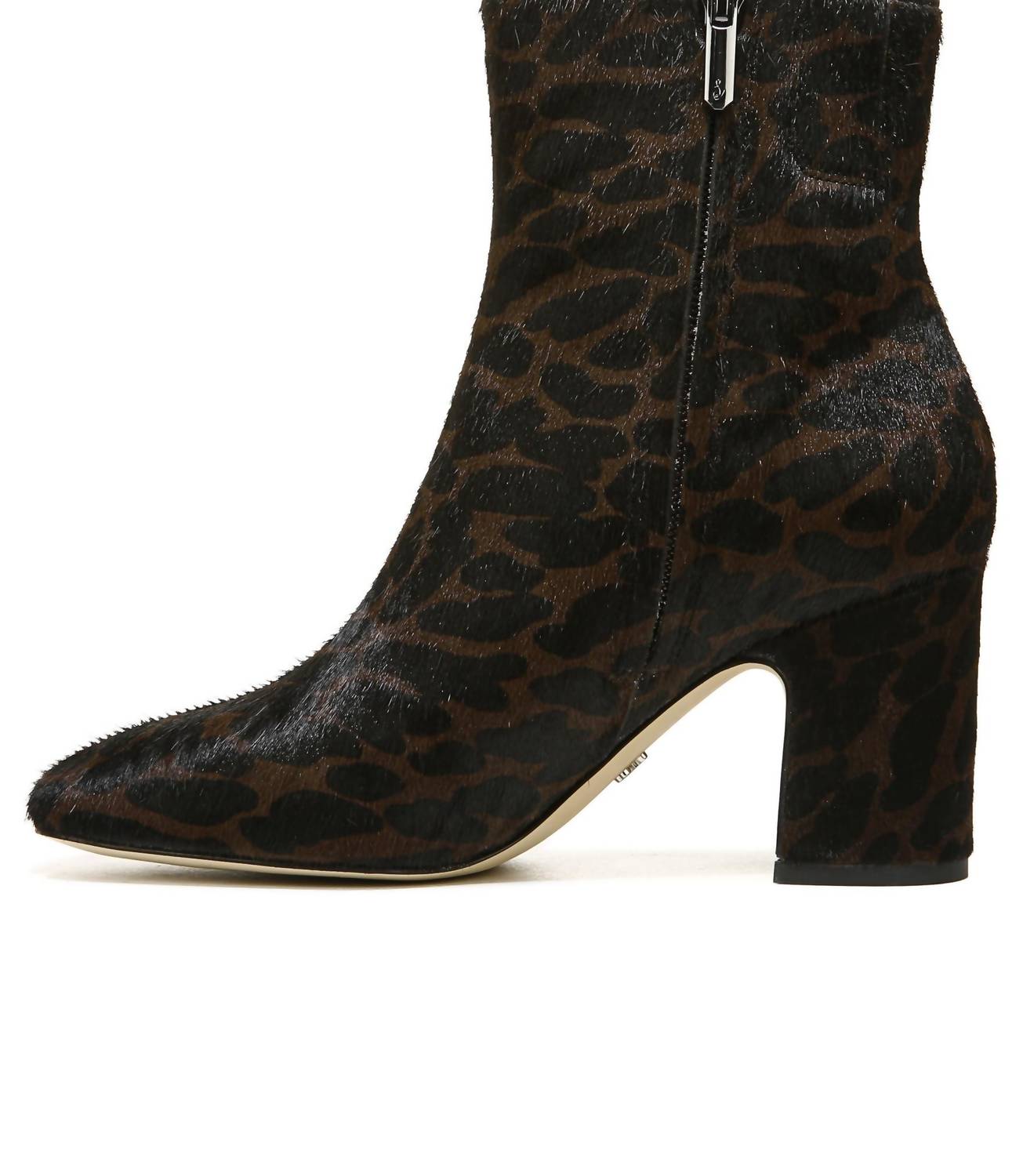 Женские замшевые ботильоны Fawn в коричневом леопардовом принте Sam Edelman — фото 2