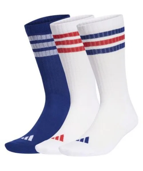 Носки спортивные adidas ESS Cushion 3S3P Crew, 3 пары, синие