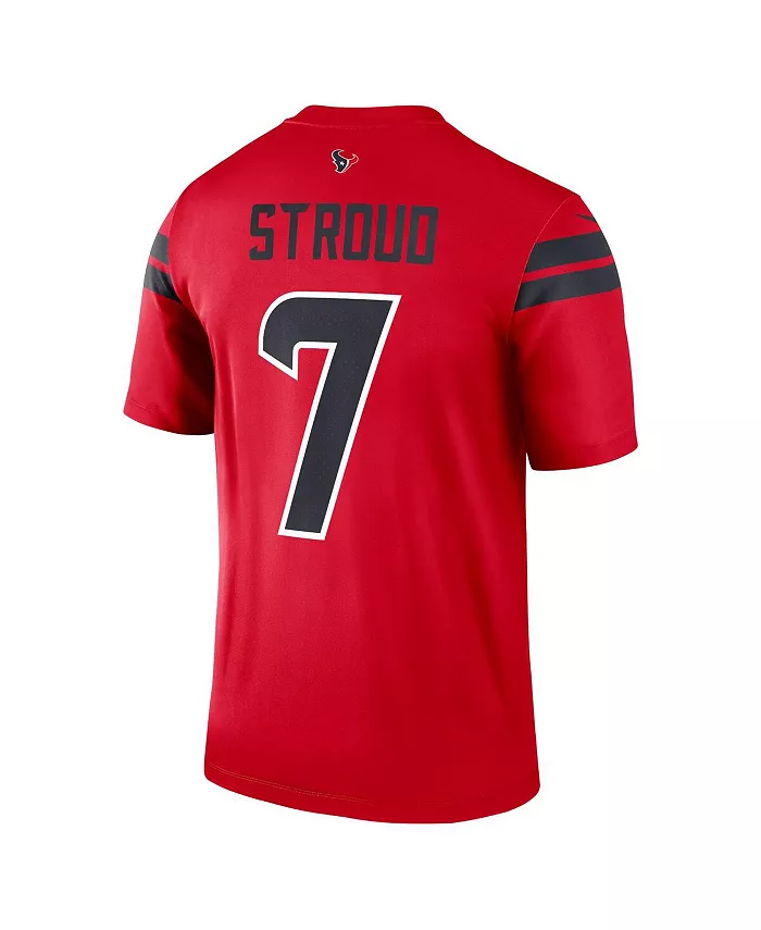 Мужская футболка C.J. Stroud Houston Texans Alternate Legend Player Performance красного цвета Nike — фото 3
