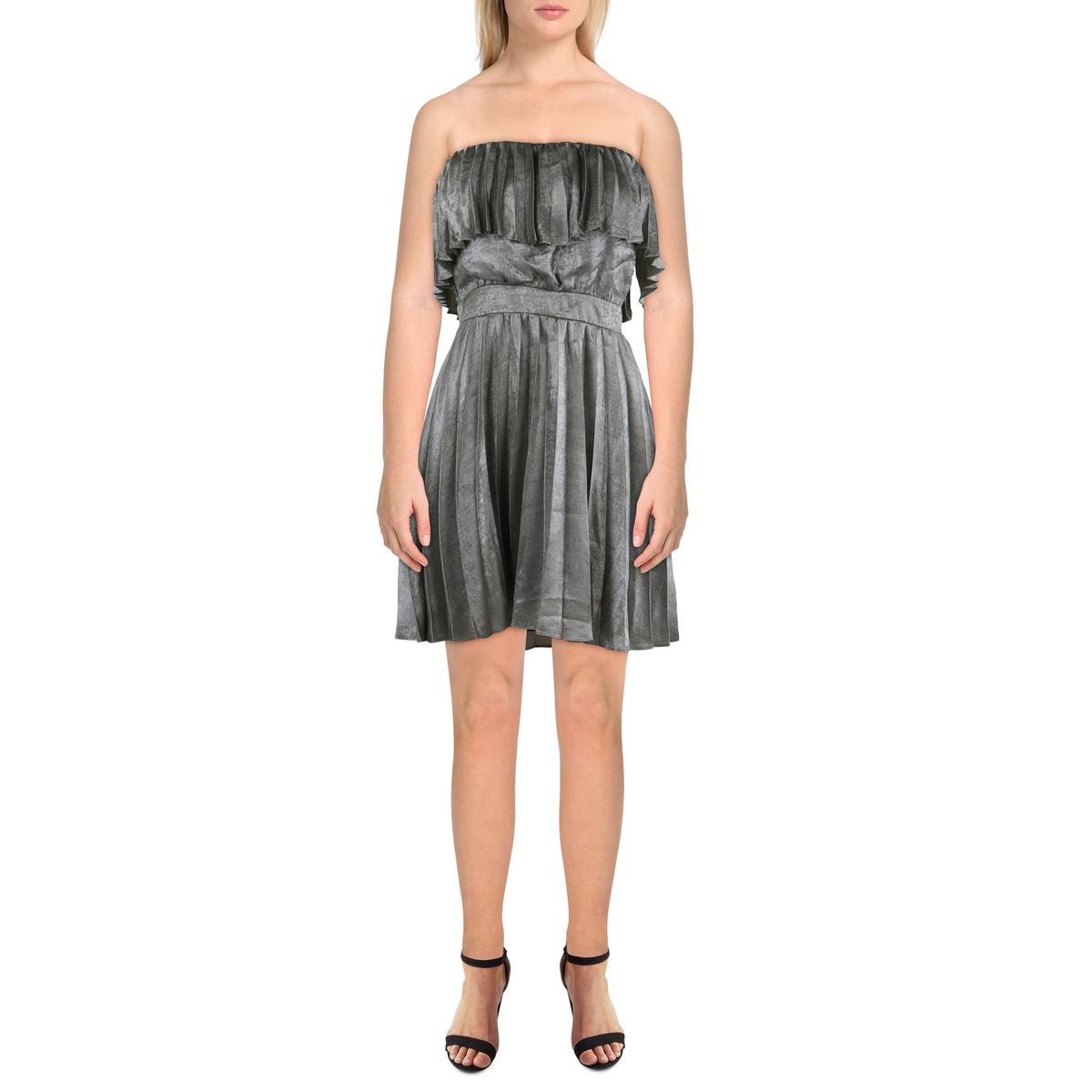 

Ryleigh Женское Короткое Мини Платье Металлик Ramy Brook, цвет gunmetal