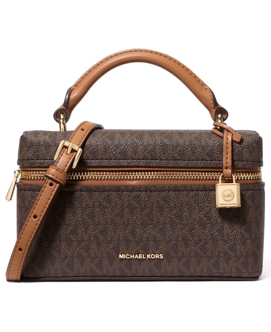 

Сумка через плечо Michael Kors Jana Mini с верхней ручкой Michael Kors, Brown/acorn