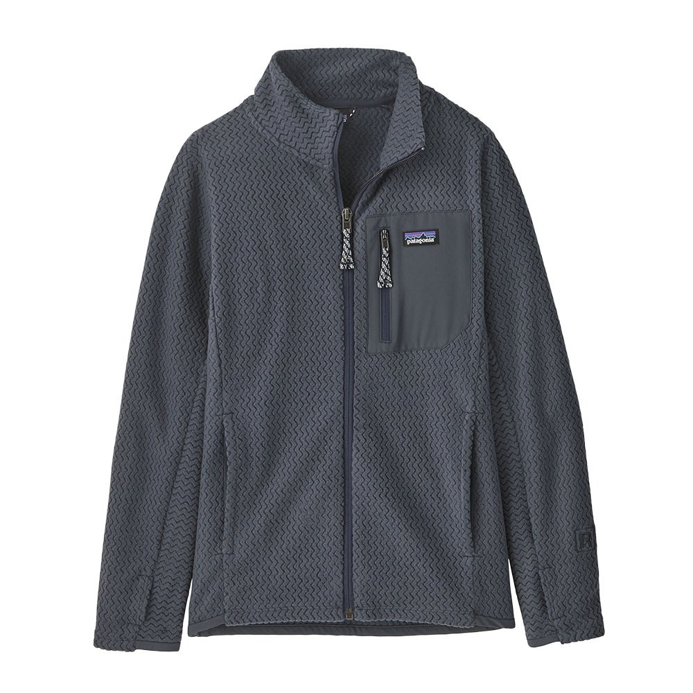 

Детская флисовая куртка Patagonia R1 Air на молнии, Smolder Blue