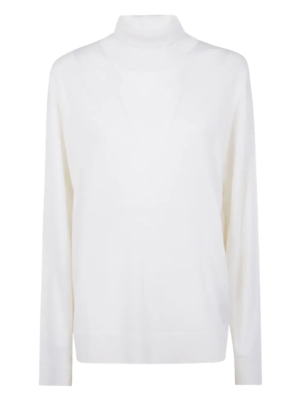 

Джемпер из мериноса с высоким воротом Laneus, белый