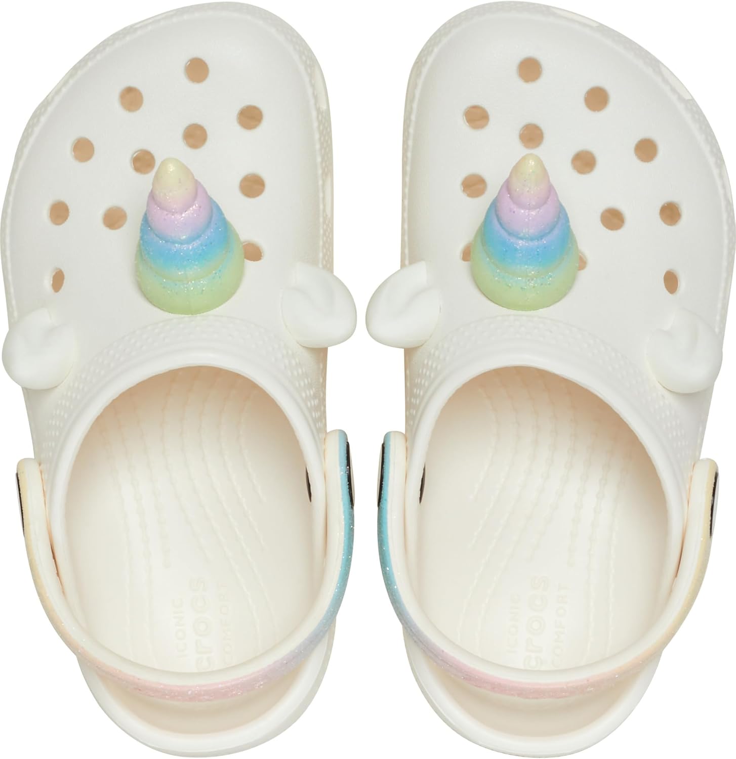 Детские кроксы Crocs Classic I AM, Chalk/Unicorn — фото 2