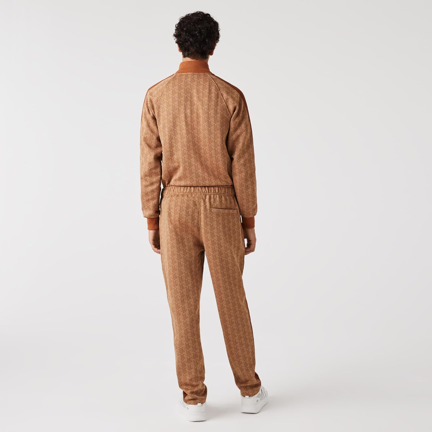 Lacoste мужские брюки с принтом Monogram, Viennese/Liquor — фото 4