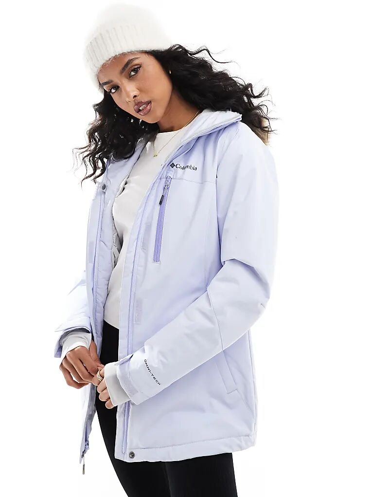

Утепленная горнолыжная куртка Ava Alpine II в цвете snowdrift purple Columbia