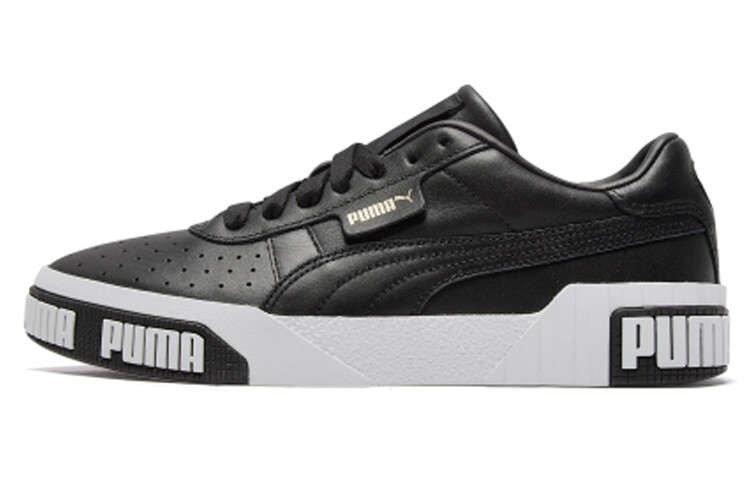 Puma Cali Bold Black Metallic Gold (женские)