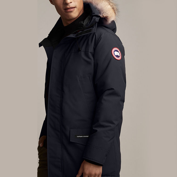 Куртка Langford Down Fusion Fit зимняя мужская тёмно-синяя Canada Goose — фото 4