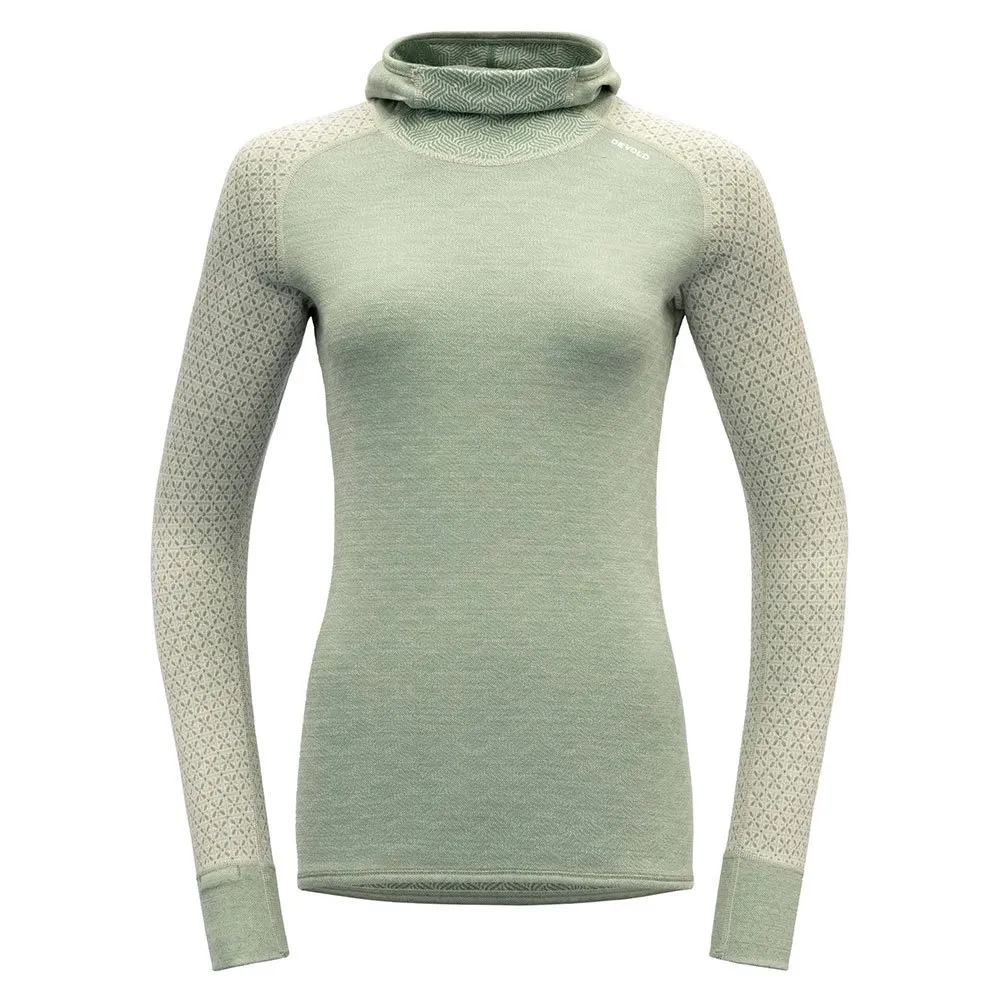 

Худи DEVOLD OF NORWAY Kvitegga Merino 230, зеленый