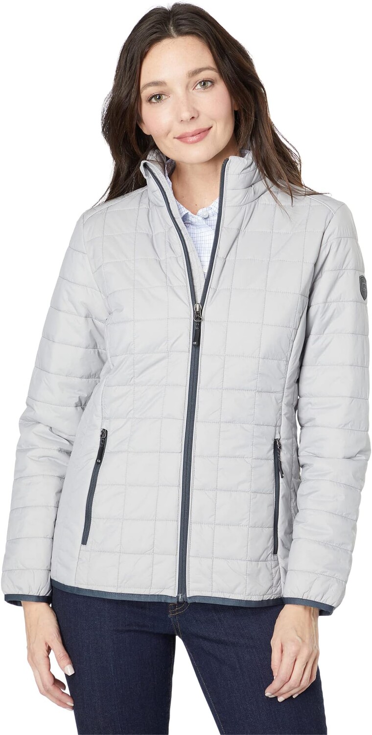 

Куртка Rainier Primaloft Eco с полной молнией Cutter & Buck, цвет Polished