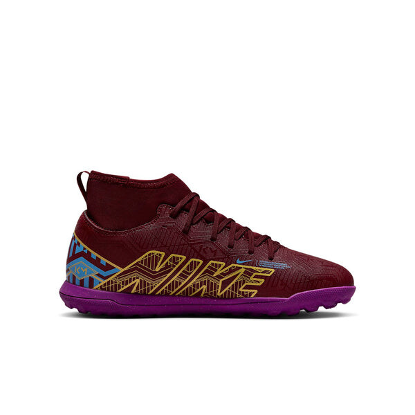 Кроссовки mercurial superfly 9 club km tf turf k Nike, красный — фото 2