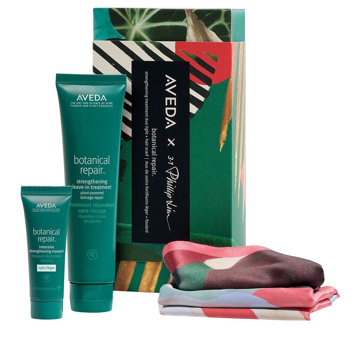 

AVEDA SET Botanical Repair Укрепляющее средство Duo Light + шарф для волос