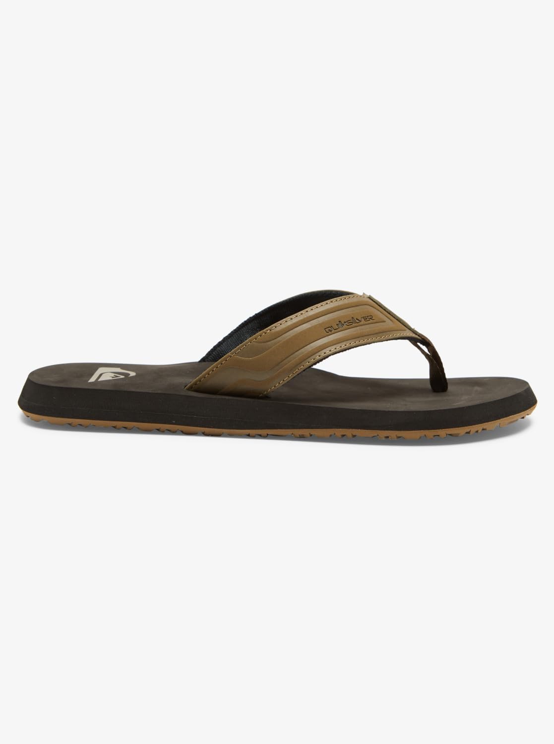 Сандалии Quiksilver Monkey Wrench Core - зеленый/черный/резиновый — фото 2