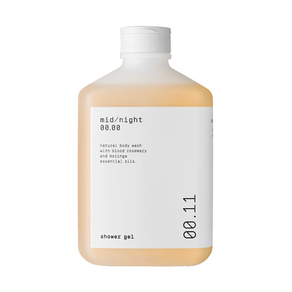 

Гель для мытья тела shower gel 00 11 Mid/Night 00.00, 300 мл