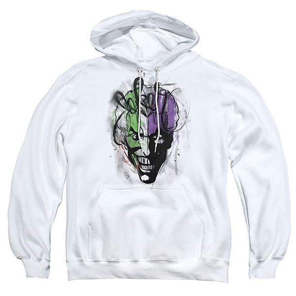 

Толстовка с капюшоном для взрослых с аэрографией и изображением Джокера из фильма «Бэтмен». Licensed Character