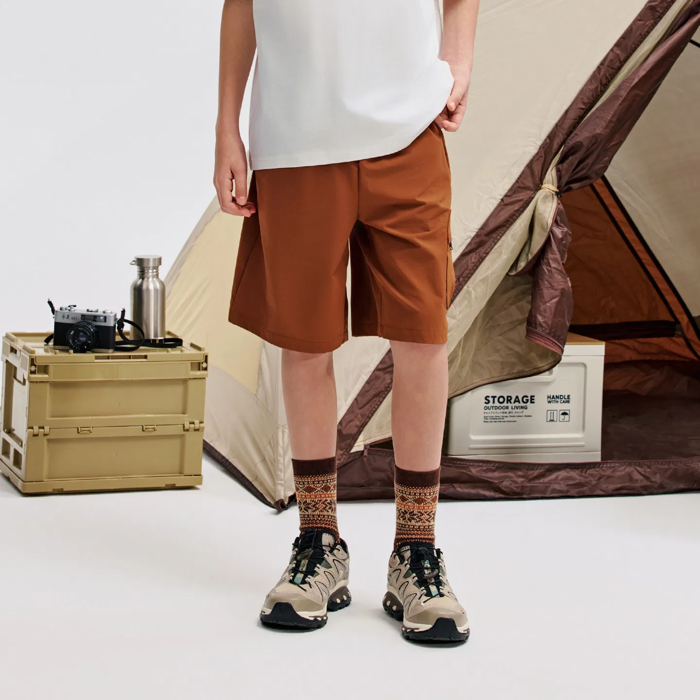 Детские шорты Thin NAUTICA, Brown — фото 4