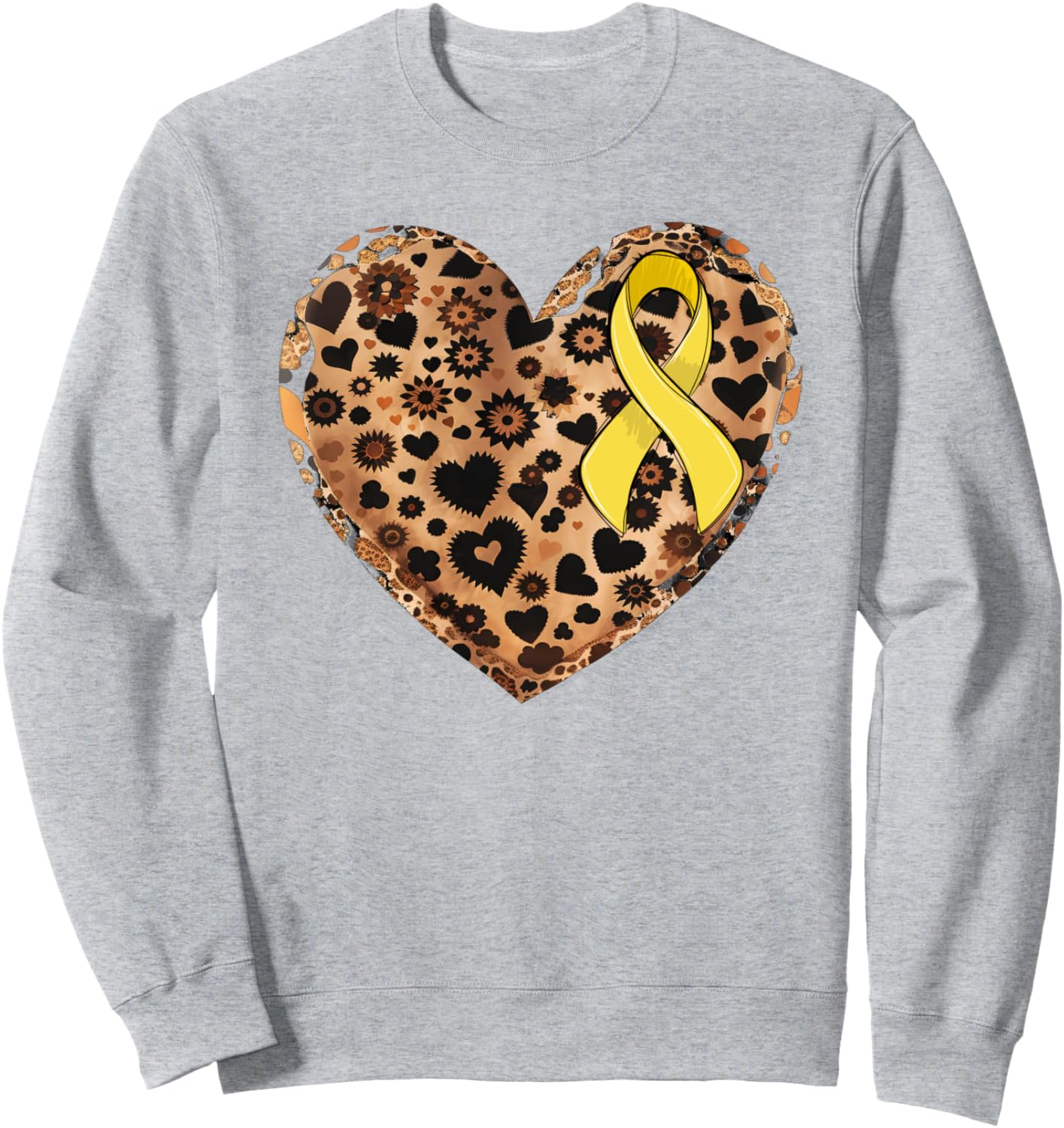 

Толстовка с принтом «Желтая лента, гепард, леопард, сердце» в поддержку борьбы с детским раком Cheetah Leopard Heart Childhood Cancer, Желтый, Толстовка с принтом «Желтая лента, гепард, леопард, сердце» в поддержку борьбы с детским раком Cheetah Leopard H