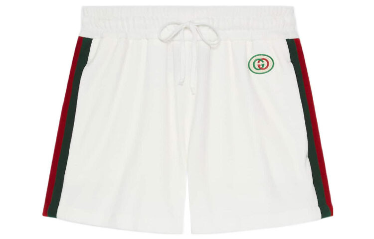 

Шорты женские Gucci повседневные, белый / красный / зеленый