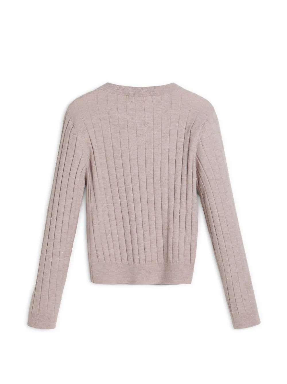 Кашемировый кардиган Brunello Cucinelli Kids, розовый — фото 2