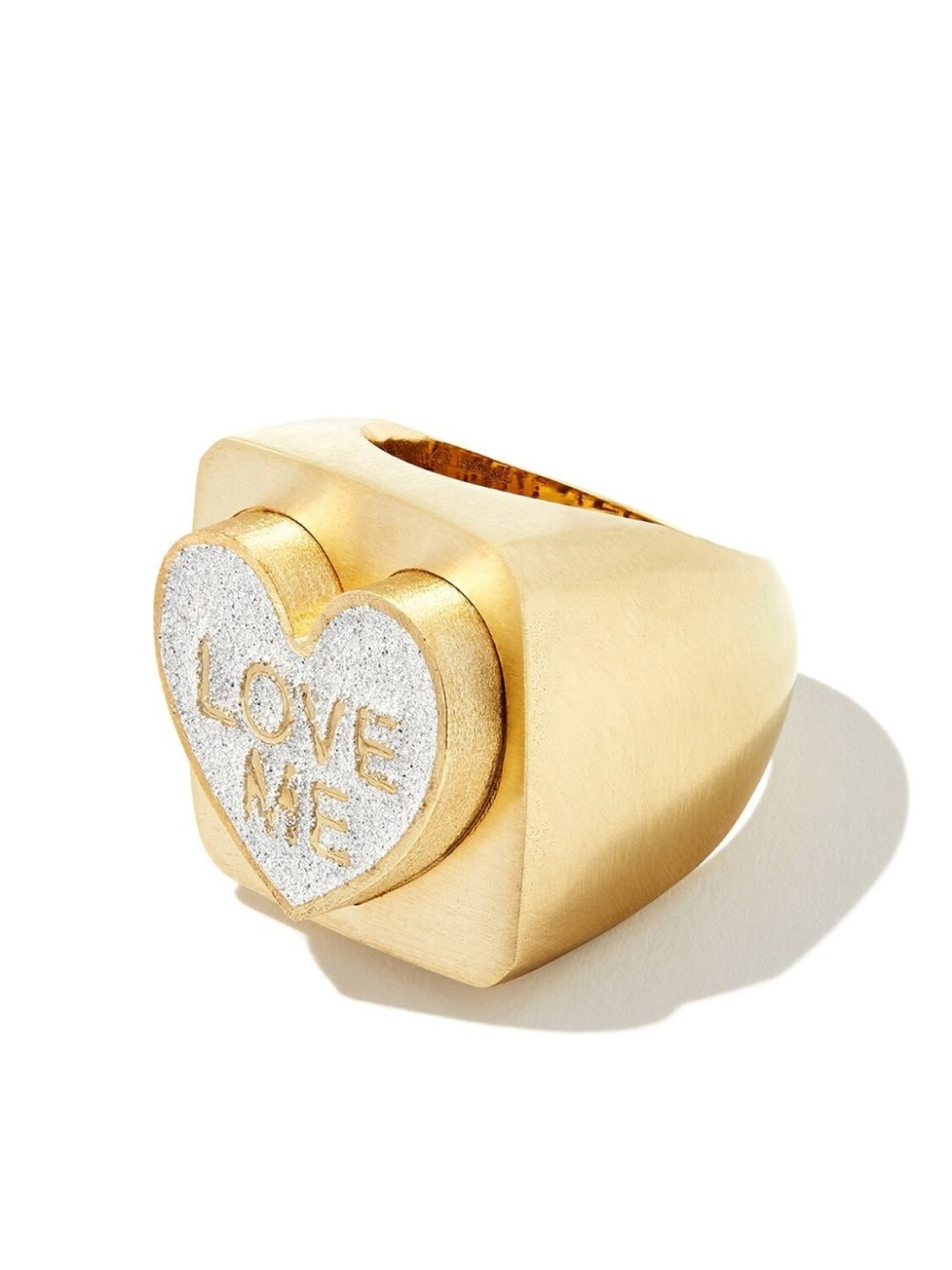 

Кольцо Love Me из желтого золота Lauren Rubinski, золотой