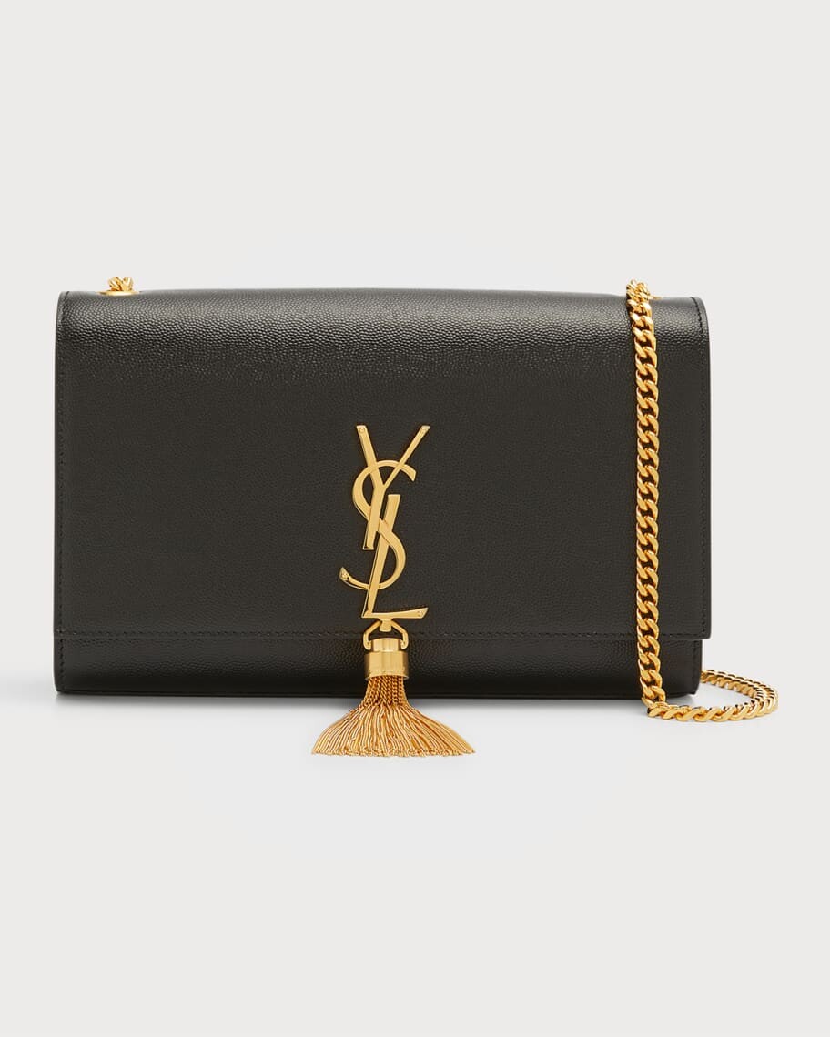 

Сумка через плечо Kate среднего размера с монограммой YSL Grain de Poudre Saint Laurent