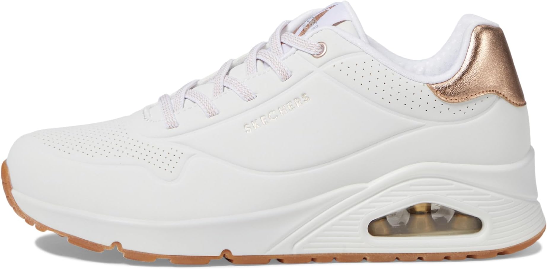 Кроссовки SKECHERS UNO - Shimmer Away, White — фото 4