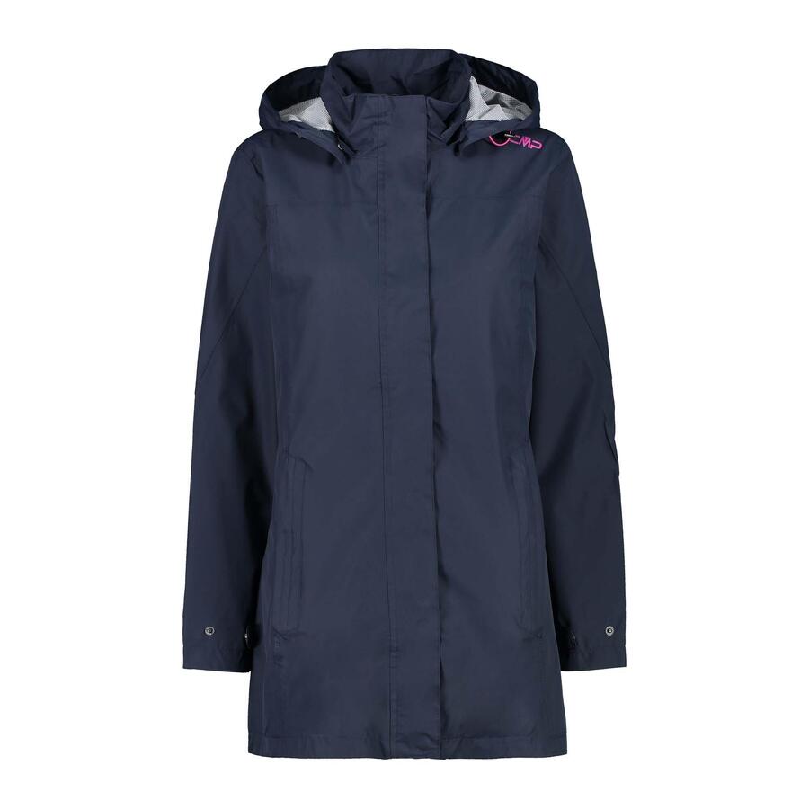 

Женская куртка-дождевик CMP с капюшоном на пуговицах 39X6646