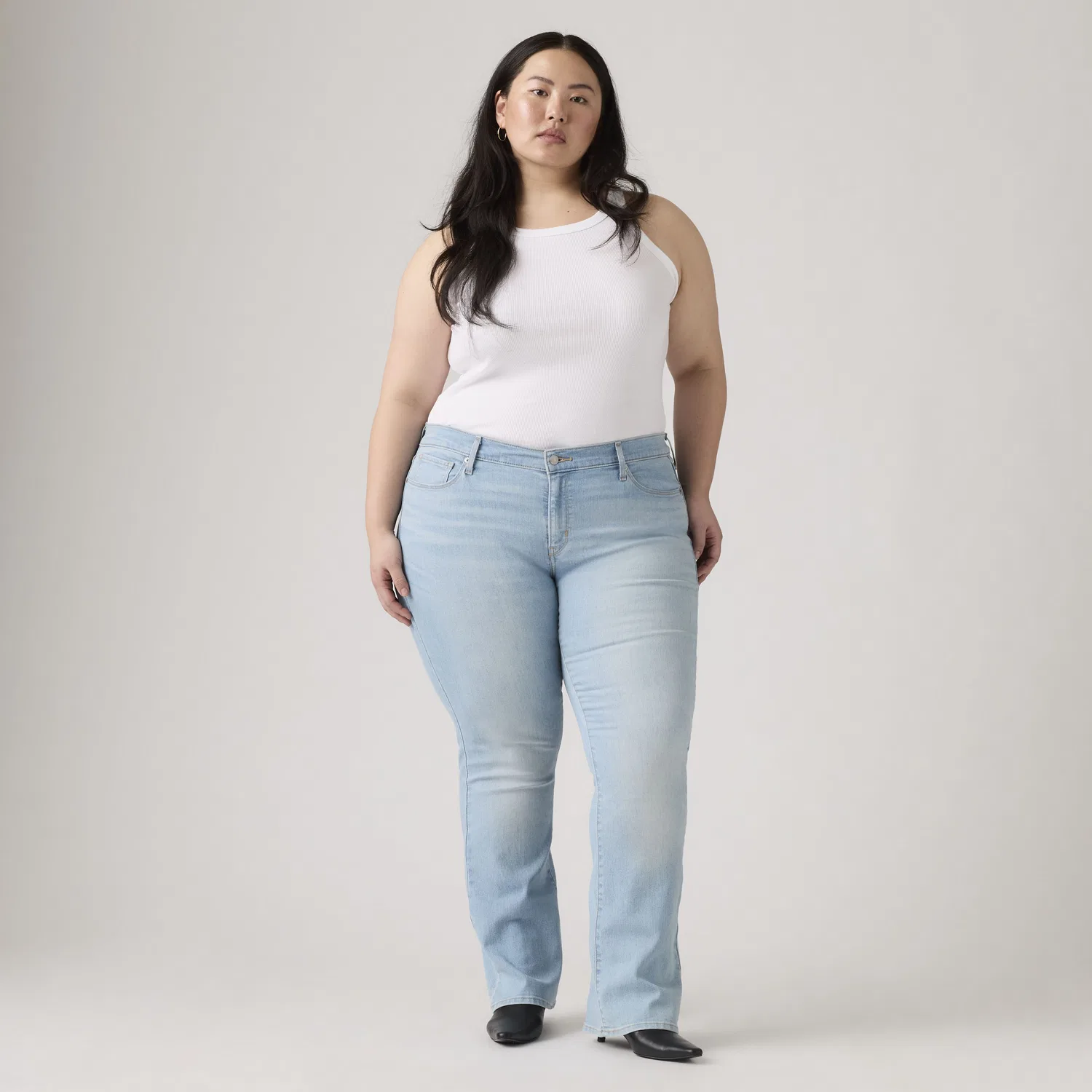 Классические женские джинсы-клеш (большие размеры) Levi's, Light Wash — фото 2