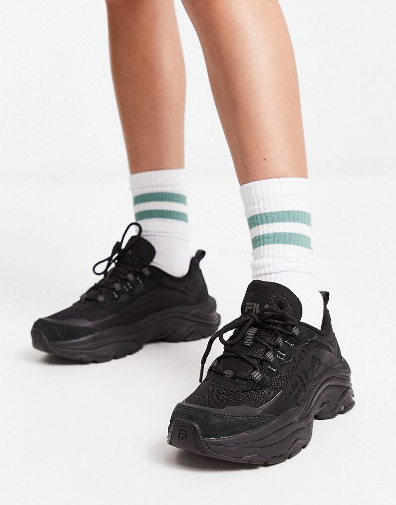 

Черные кроссовки Fila Alpha Ray Linear, Черный, Черные кроссовки Fila Alpha Ray Linear