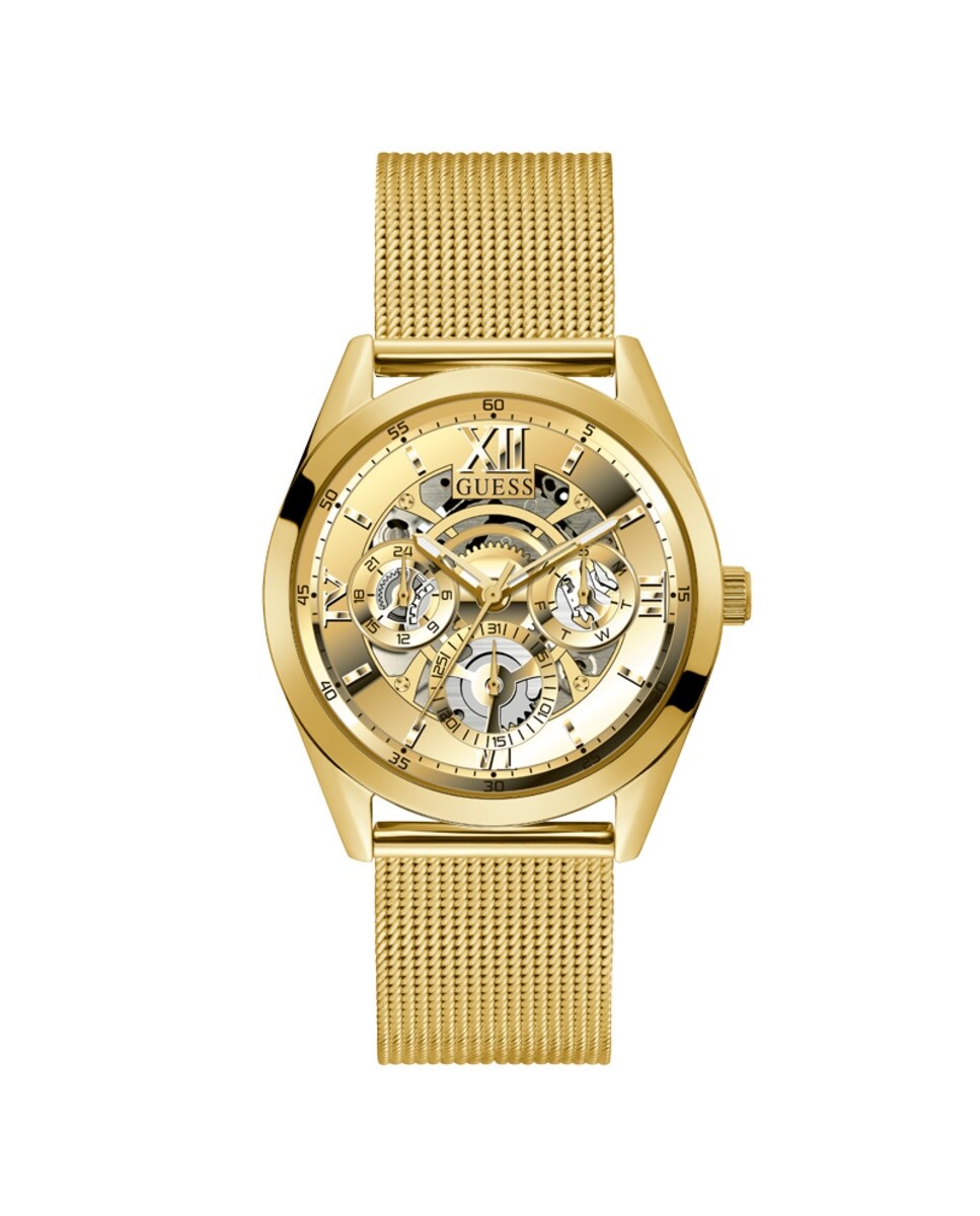 

Мужские часы Tailor GW0368G2 со стальным и золотым ремешком Guess, золотой