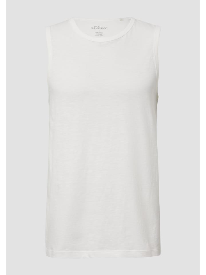 

Футболка в цвете 0120_white s.Oliver, Белый, Футболка в цвете 0120_white s.Oliver