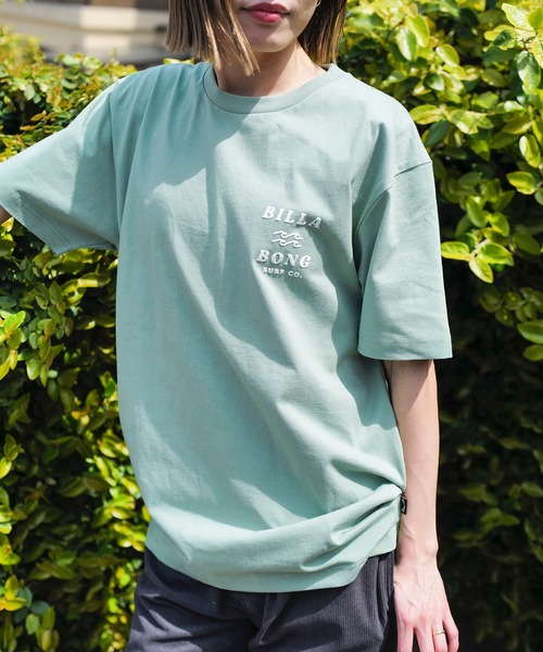 

Мужская футболка Billabong с принтом на спине, круглым вырезом и короткими рукавами, зеленый