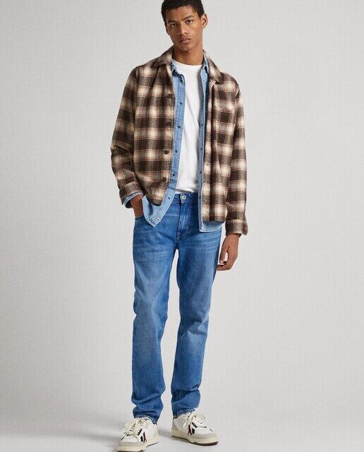 

Мужские зауженные джинсы Hatch fit Pepe Jeans, синий