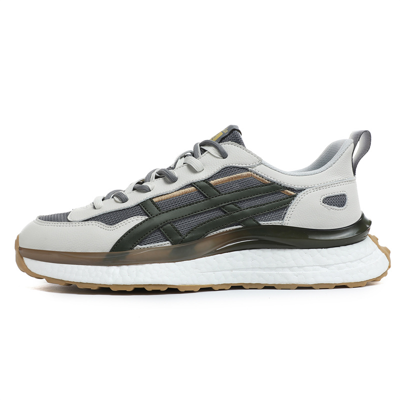 

Yamid Ямид амортизирующие упругие износостойкие дышащие противоскользящие низкие кеды унисекс белый фиолетовый белый серый зеленый, цвет White Gray Green