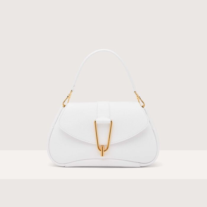 

Сумочка из зернистой кожи Coccinelle HIMMA MEDIUM, белый