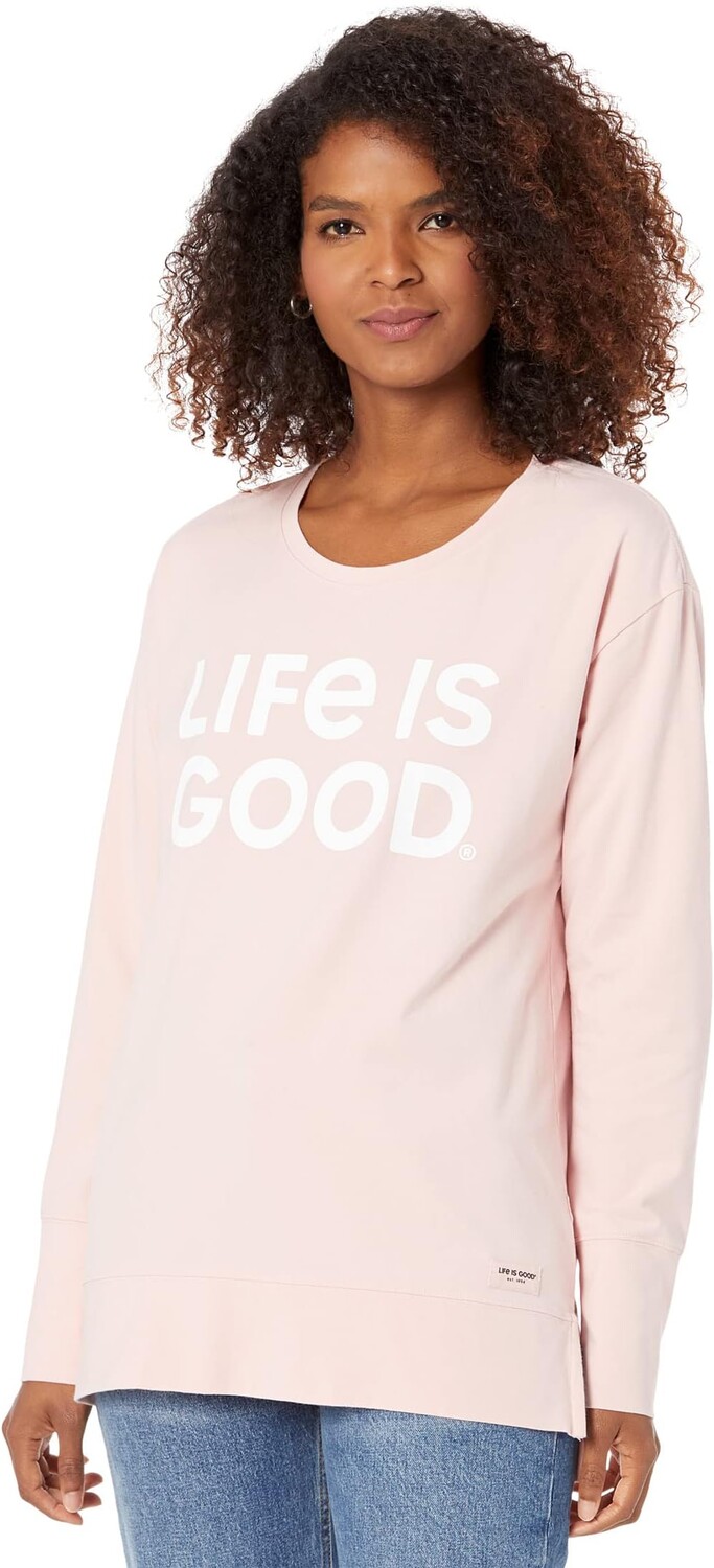 

Толстовка Life is Good LIG Crusher-FlexTunic, цвет Himalayan Pink