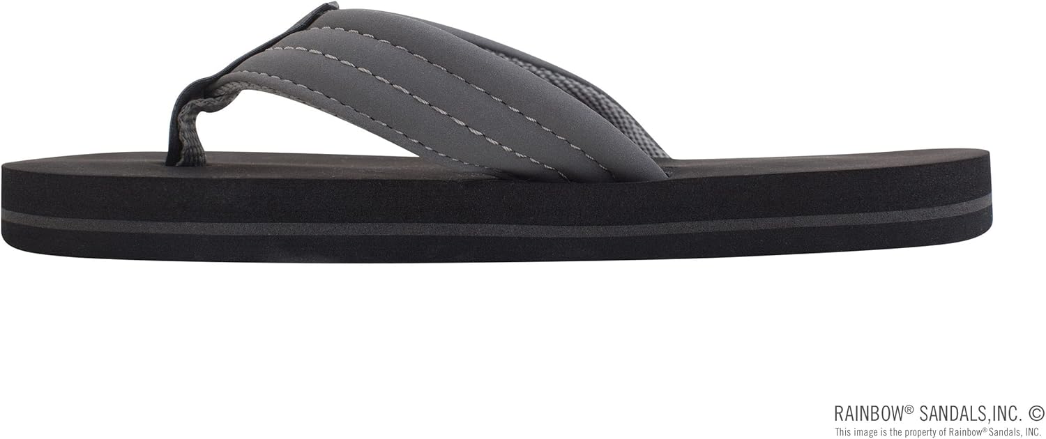 Детские сандалии Rainbow Sandals Grombow с мягкой резиновой подошвой, неопрена ремешком и задним ремешком, темно-серый — фото 2