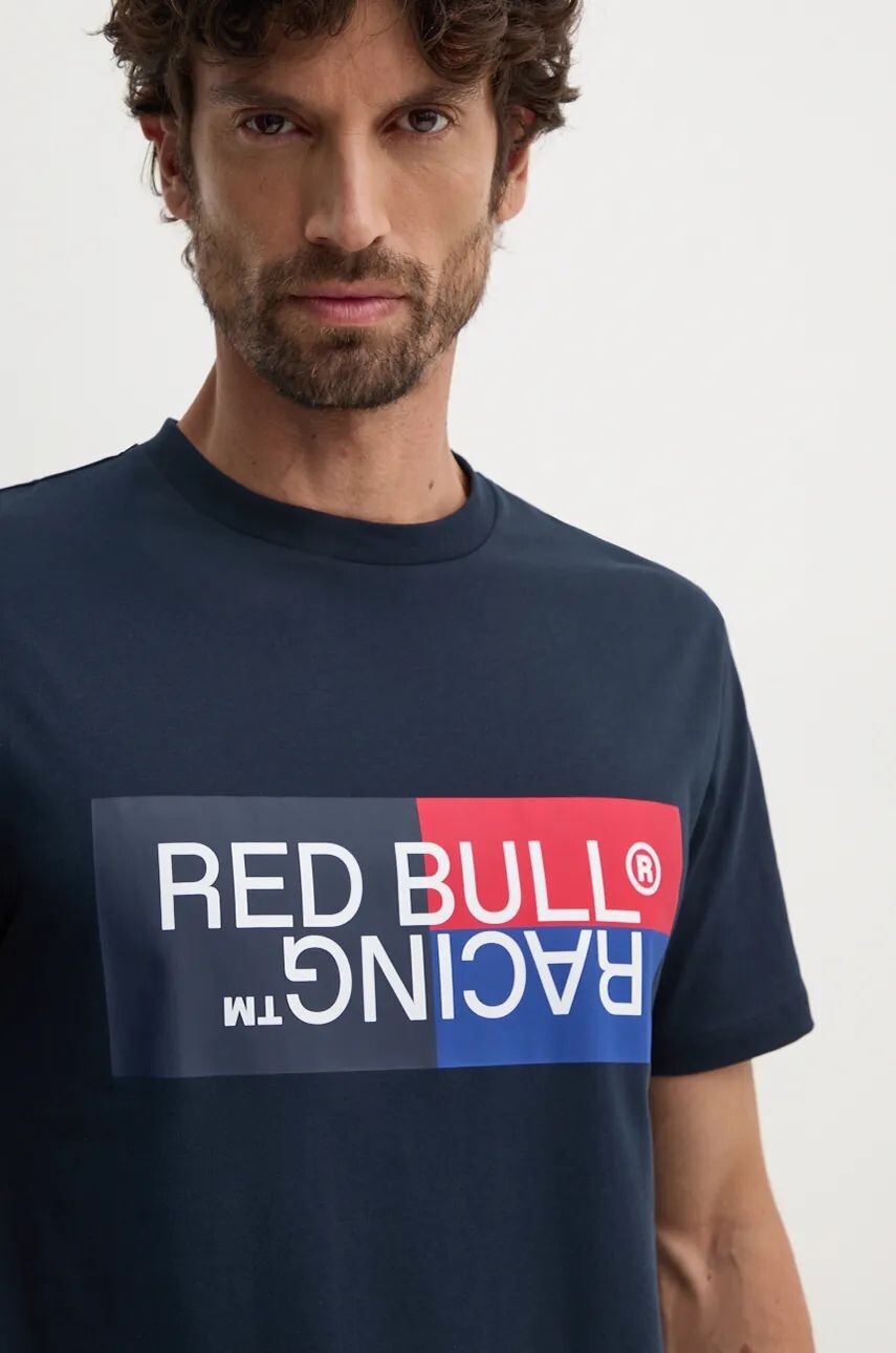 

Хлопковая футболка Red Bull Racing x Pepe Jeans Red Bull Racing x Pepe Jeans, темно-синий