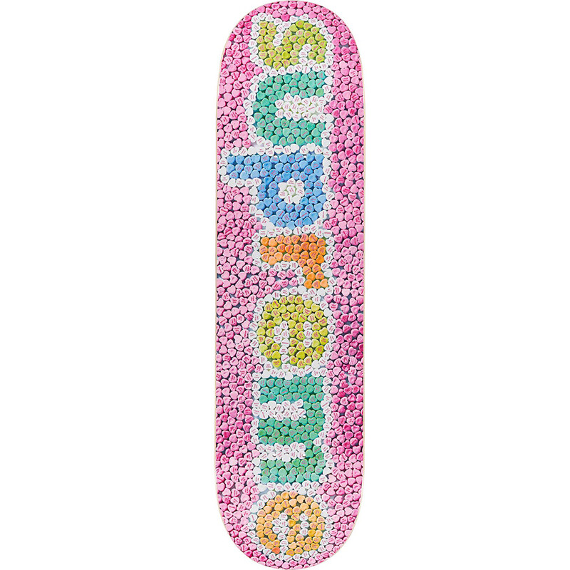 

Скейтборд Supreme, розовый