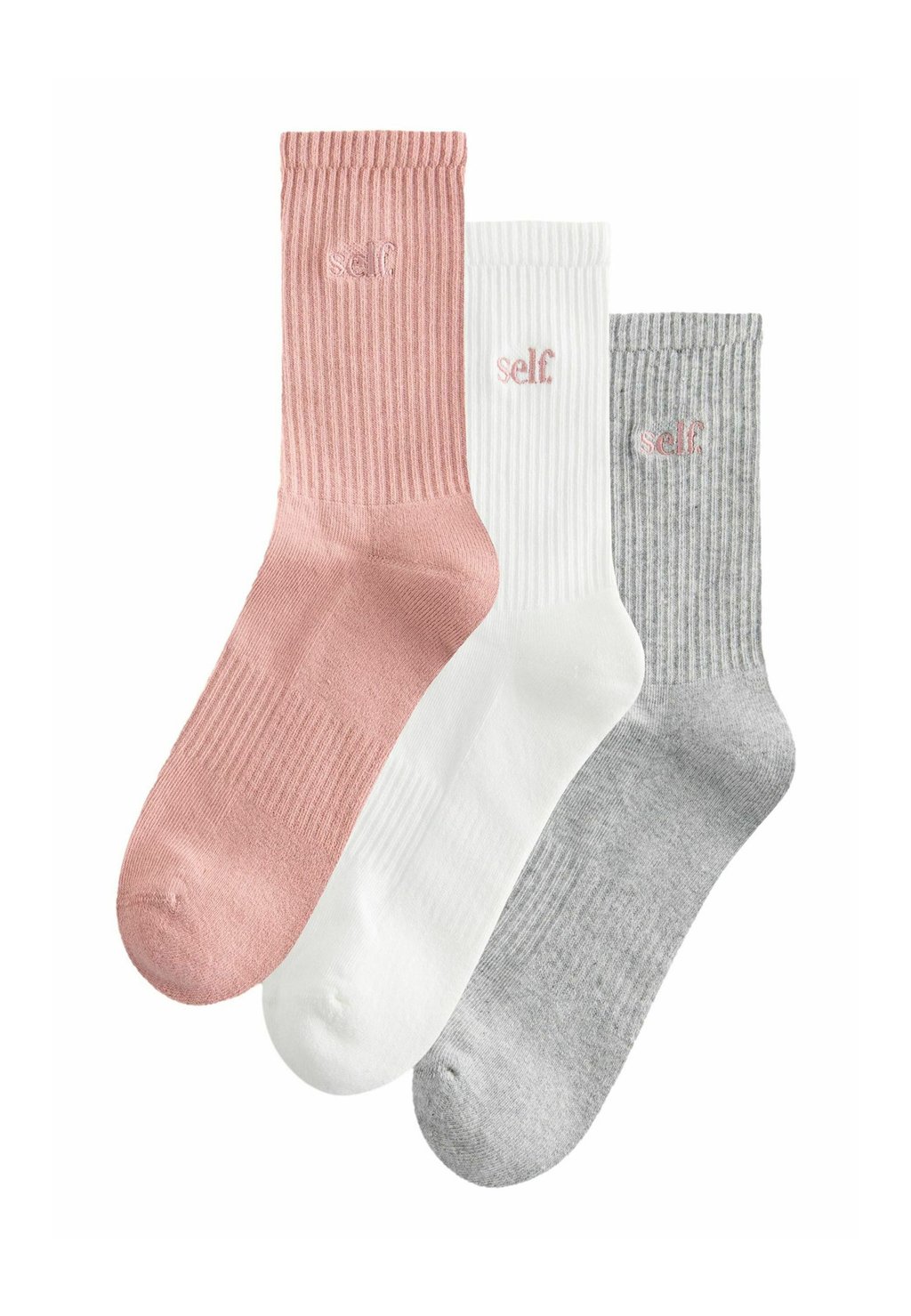 

Носки CUSHION ANKLE 3 PACK Self., фуксия