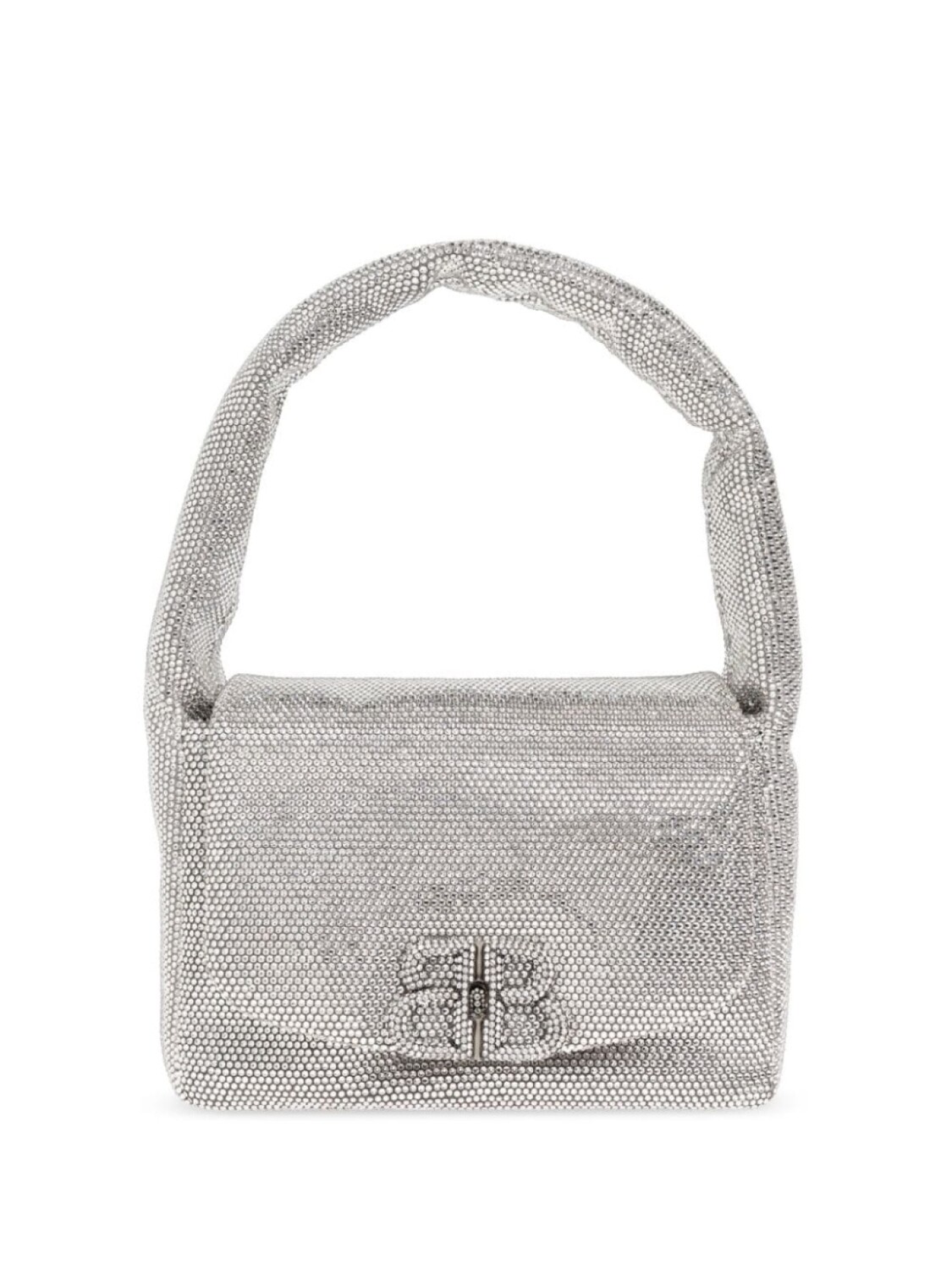 

Маленькая сумка Balenciaga Monaco Sling через плечо, серебристый